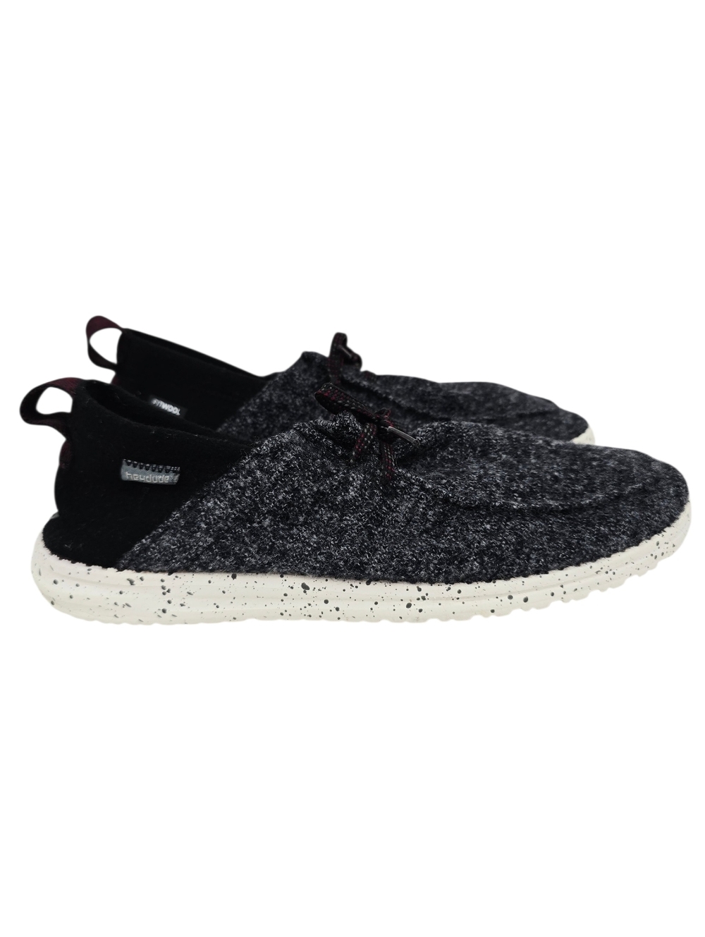 Hey Dude Men's Wally Halo Fit Wool Slip-On Shoes Gray 9